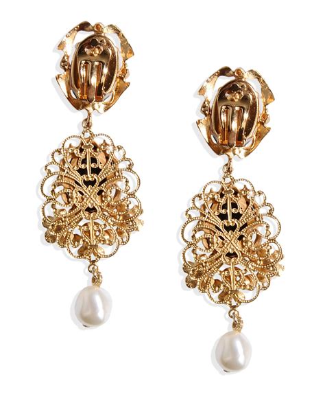 dolce and gabbana earring|dolce and gabbana style earrings.